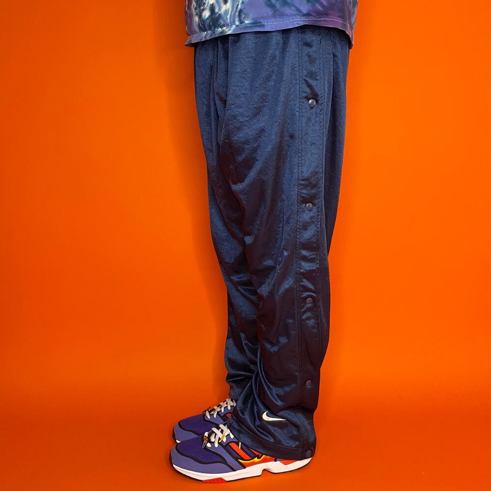 Vintage 90s Nike Breakaway Sweatpants Mens XL Navy Blue Polyester